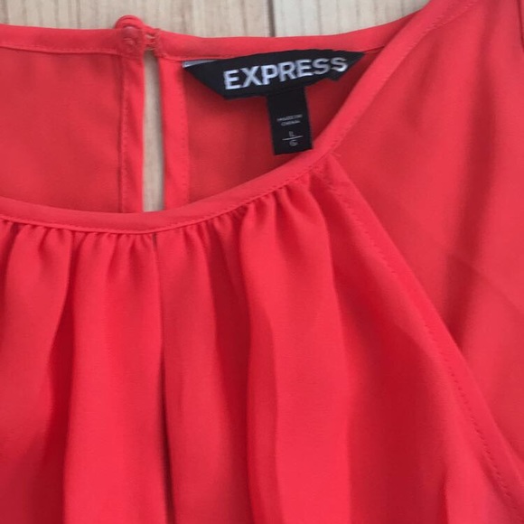 Orange and Cream Express Dress - Picture 3 of 3